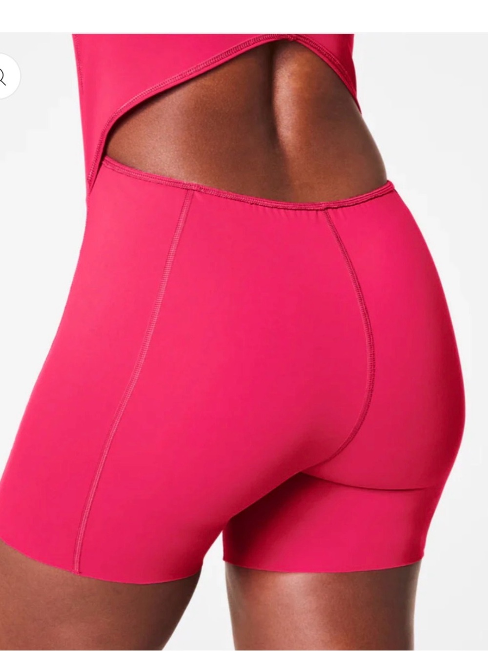 SPANX Sleeveless High Neck Mini Dress in Bright Pink - Picture 4 of 8
